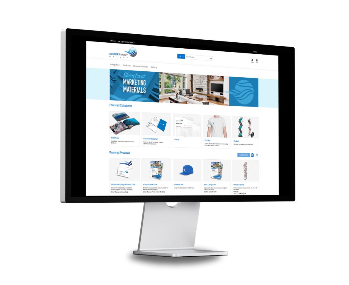 Web storefront outlet